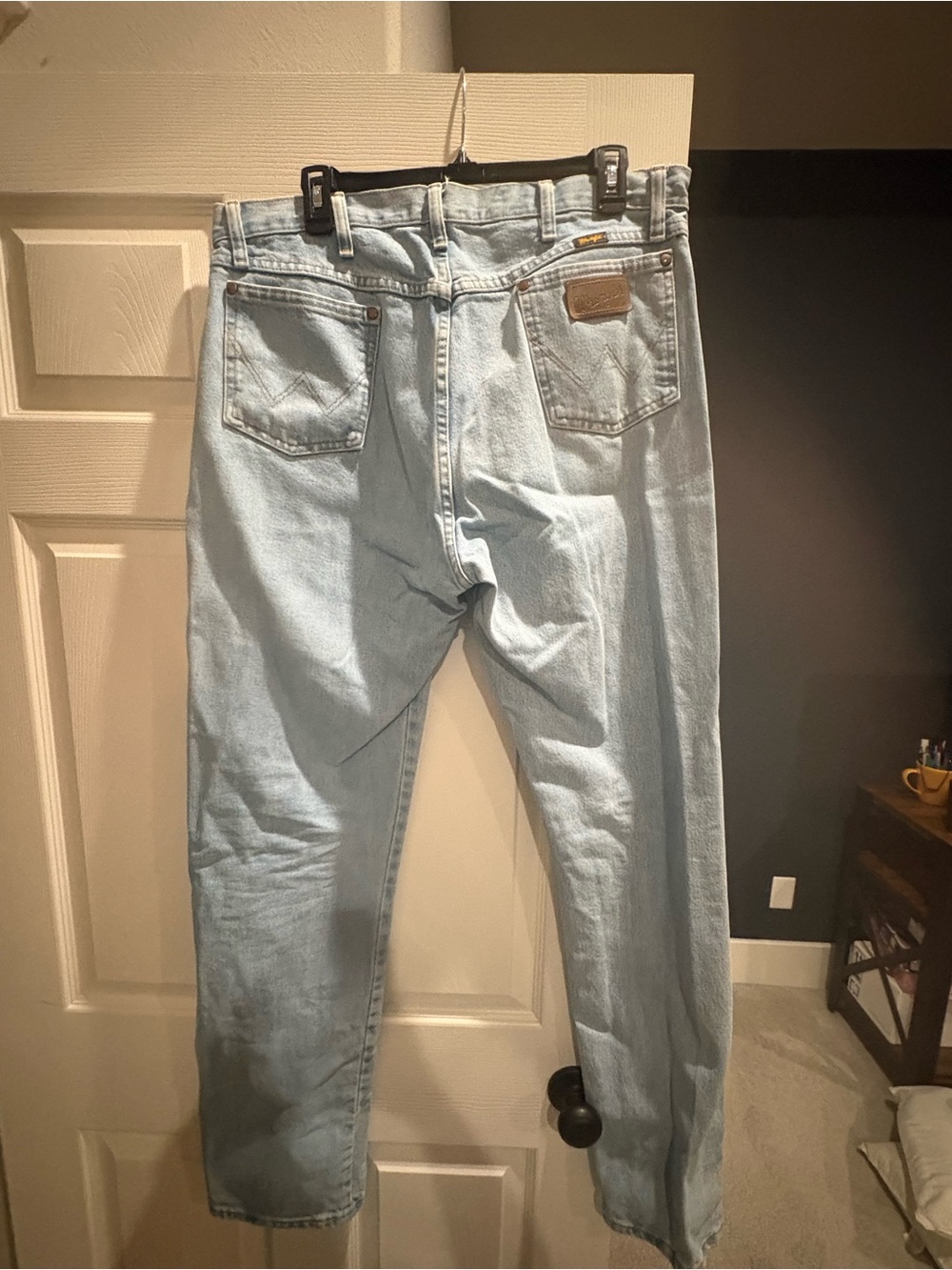 Wrangler Light Blue Relaxed Fit Men’s Jeans
